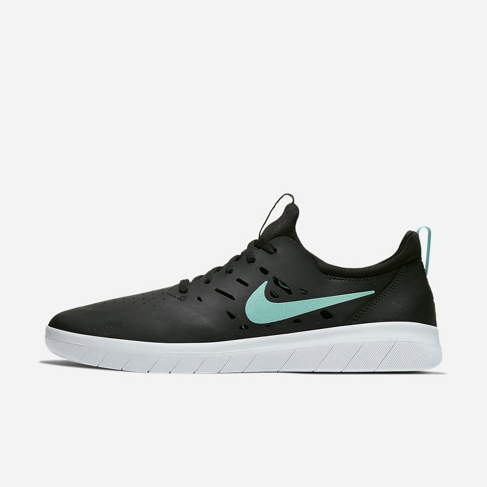 Chaussure De Skate Nike SB Nyjah Free Noir 0784-361 Black/Black/White/Tropical Twist Femme | XPP-57190973